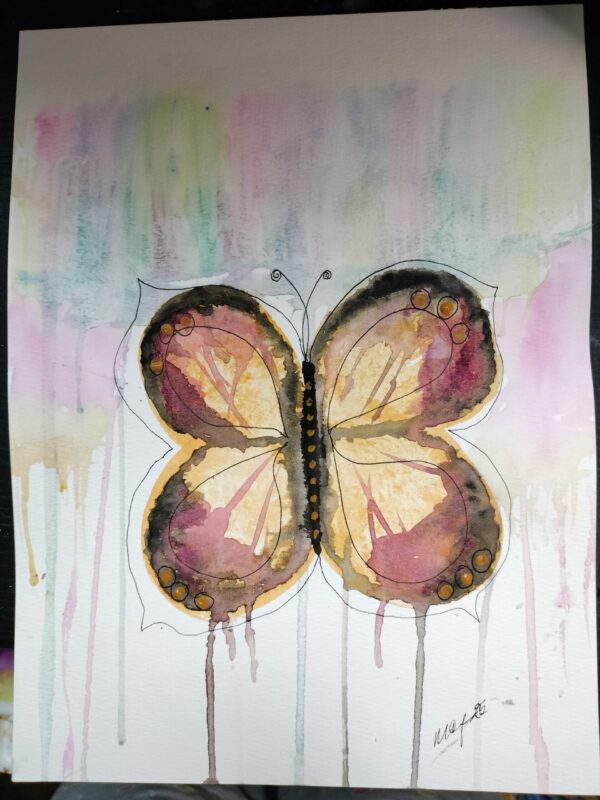 Unexpected Beauty of Life Watercolor Painting