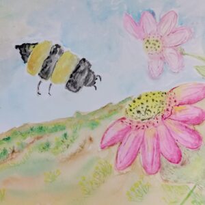 Despite The Drought Watercolor Painting