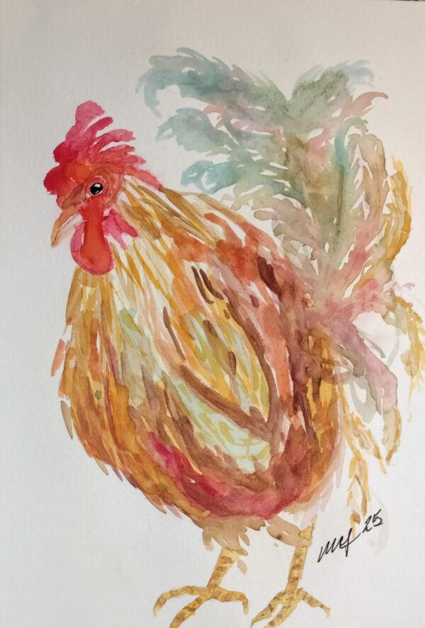 Alpha Roo Watercolor Painting