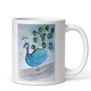Flaunting Peacock Mug