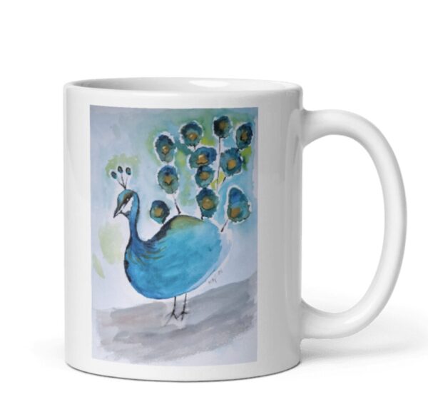 Flaunting Peacock Mug