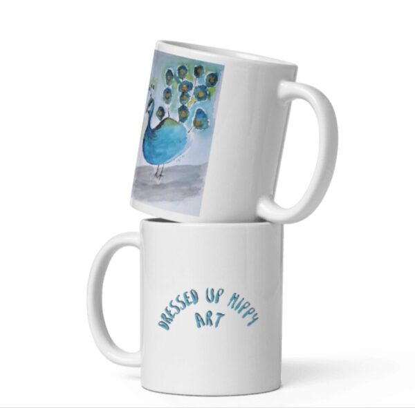 Flaunting Peacock Mug - Image 2