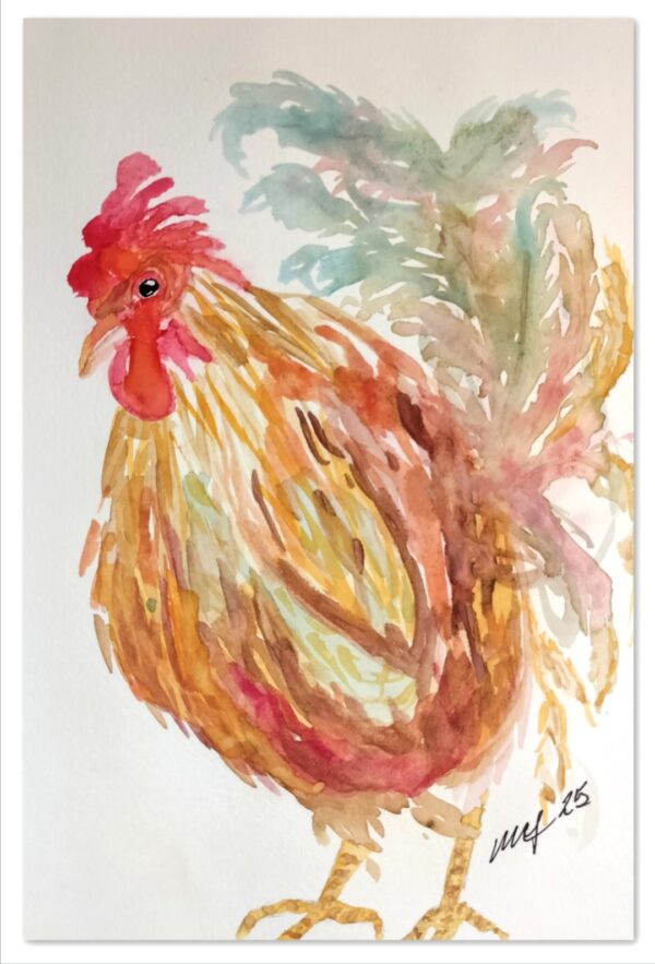 Alpha Roo Watercolor Painting - Image 2