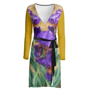 Iris Dreams Wrap Dress