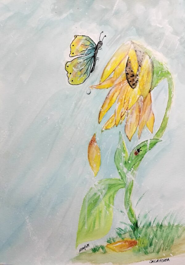 Oklahoma Watercolor Painting