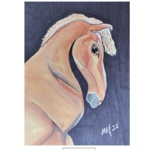 Pouting Pony Watercolor Print
