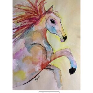 Power In Color Watercolor Print