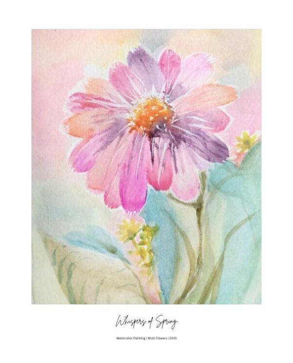 Whispers of Spring Watercolor Print - Image 2