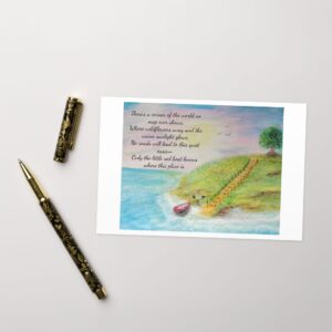 Little Red Boat Greeting card