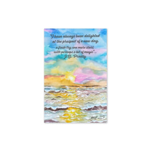 Morning Glow Greeting card
