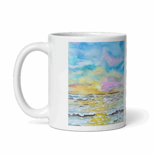 Morning Glow Ceramic Mug - Image 2