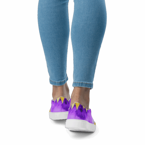 Fun With Nature Unisex Boho Canvas Shoes - Image 4