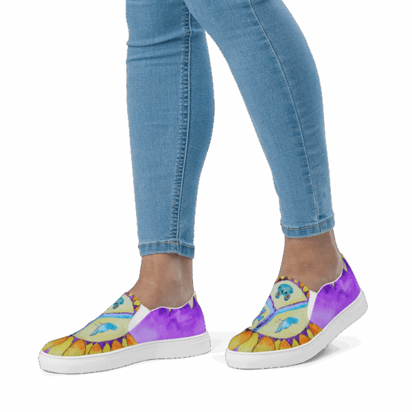 Fun With Nature Unisex Boho Canvas Shoes - Image 3