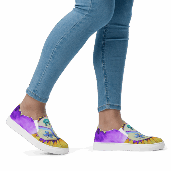 Fun With Nature Unisex Boho Canvas Shoes - Image 5