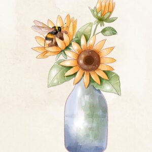 Sunflower Guest Print