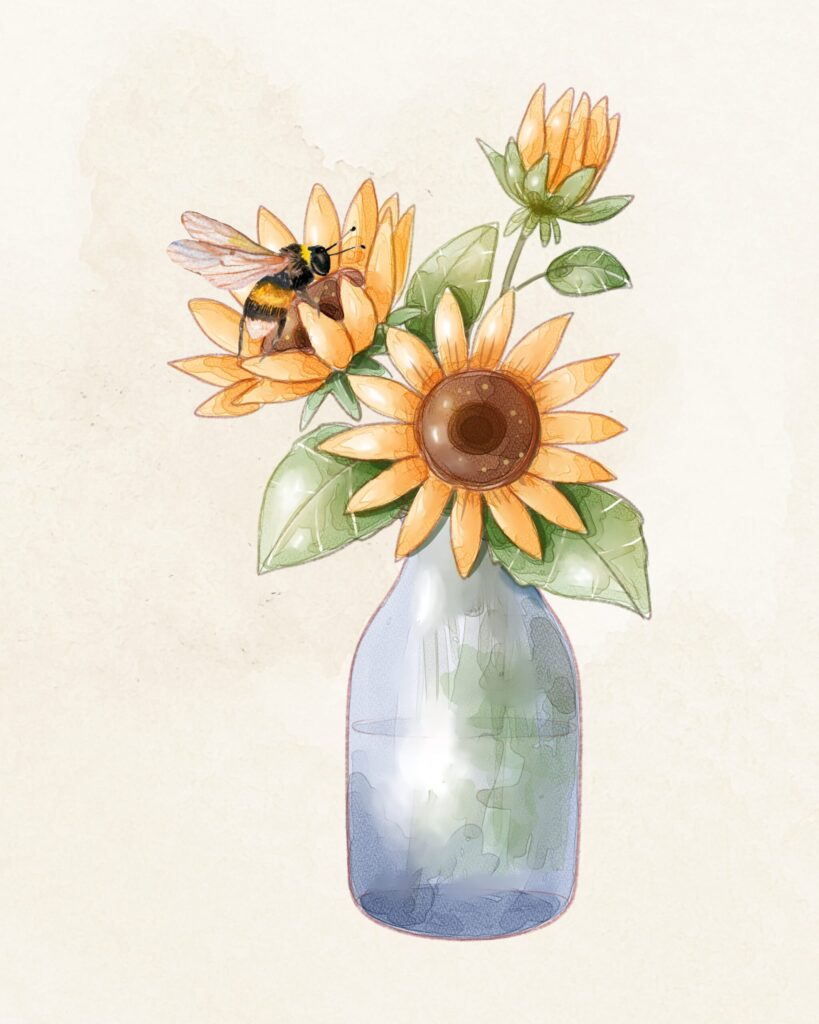 Sunflower Guest Print