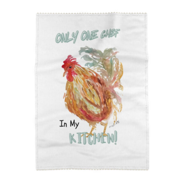 Only One Chef Rooster Tea Towel