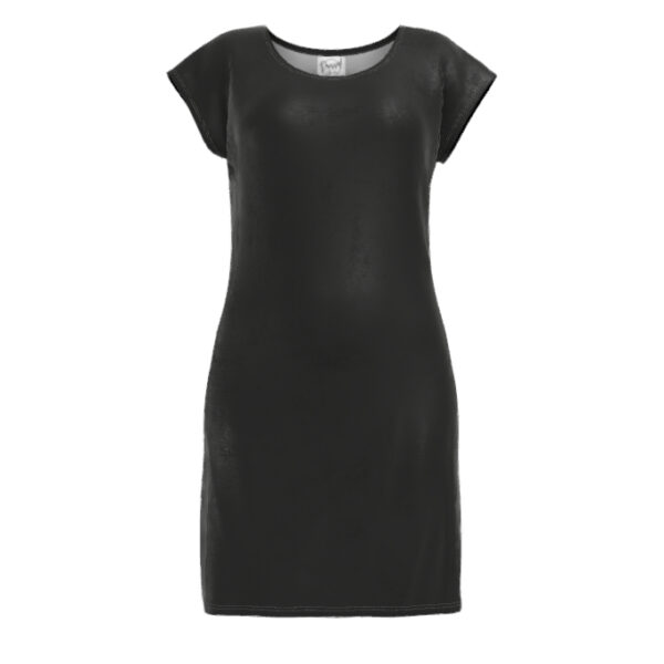 Reverie Black Velour Dress