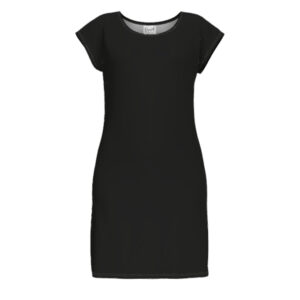 Reverie Black Cotton Dress