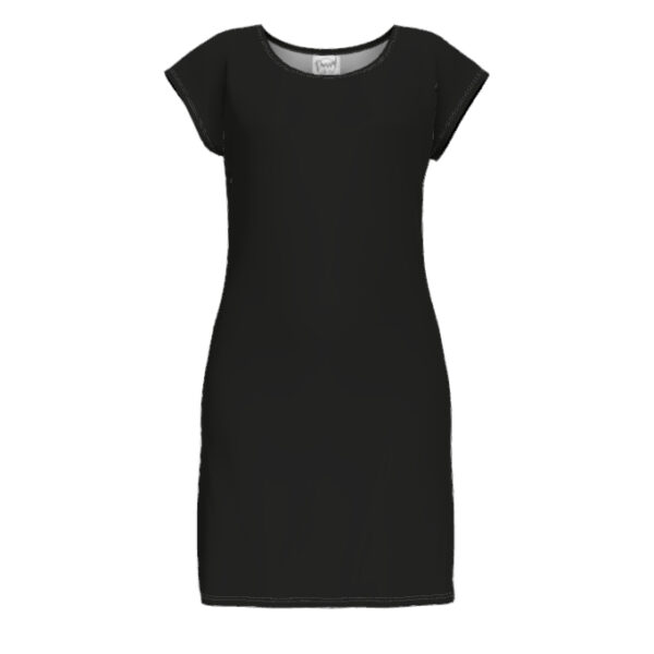 Reverie Black Cotton Dress
