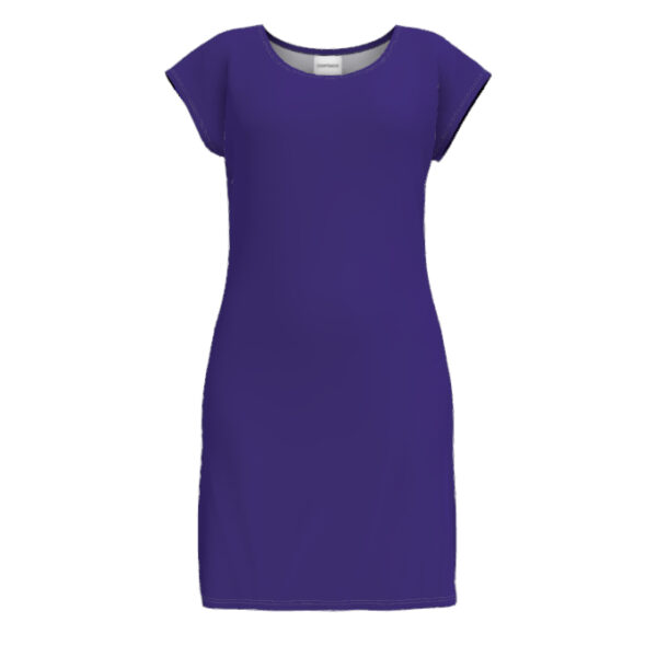 Reverie Purple Cotton Dress