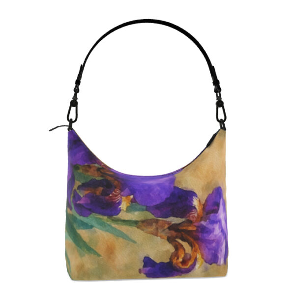 Iris Dreams Muse - Leather Hobo Bag - Image 2