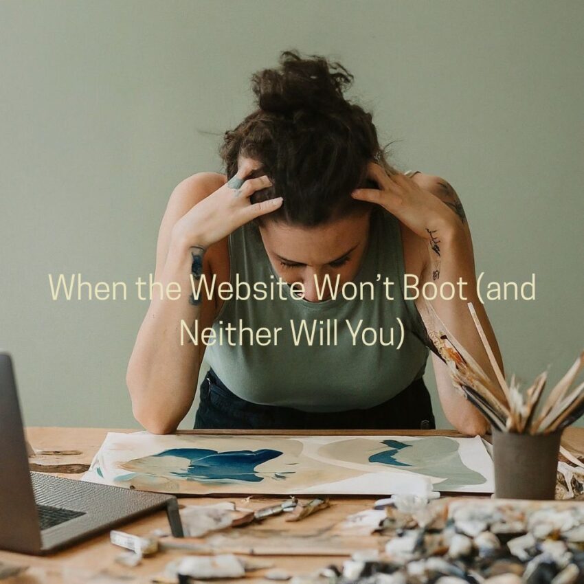 When The Website Won't Boot Blog Post Image