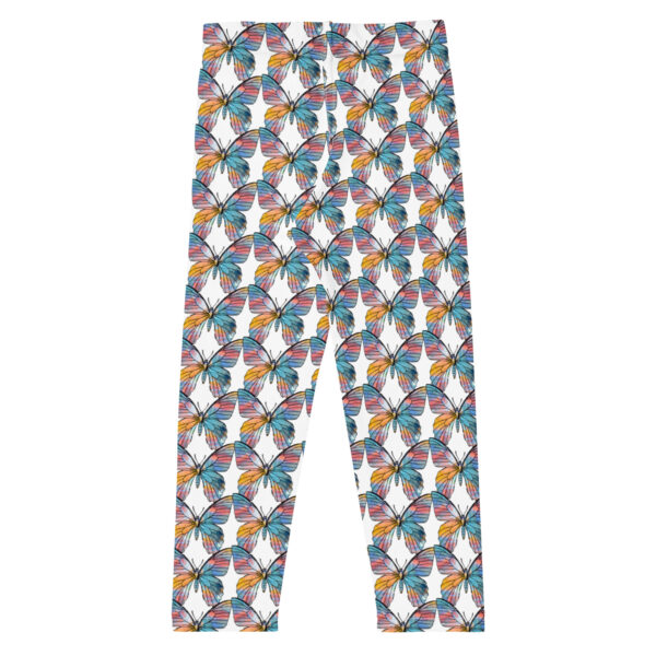 Tie Dye Butterfly Kid's Leggings - Image 5
