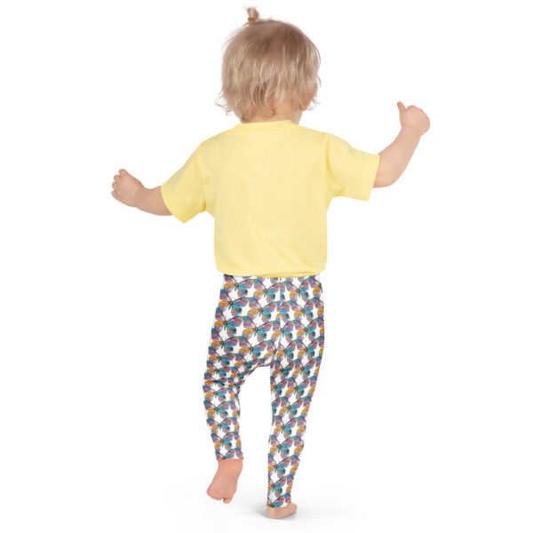 Tie Dye Butterfly Kid's Leggings - Image 6