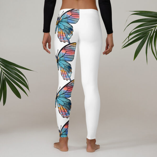 Tie Dye Style Butterfly Leggings - Adult/Teen - Image 6