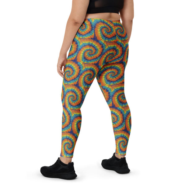 Sunshine Spiral Tie Dye Style Leggings - Image 2