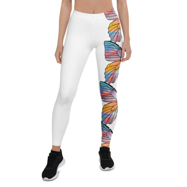 Tie Dye Style Butterfly Leggings - Adult/Teen - Image 2