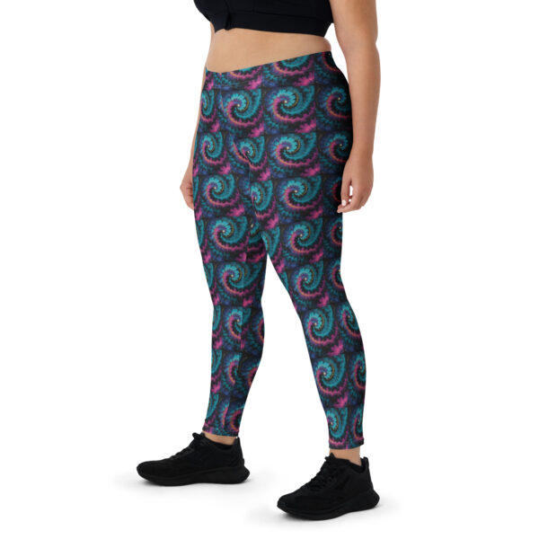 Cosmic Awareness Tie Dye Style Leggings - Image 2