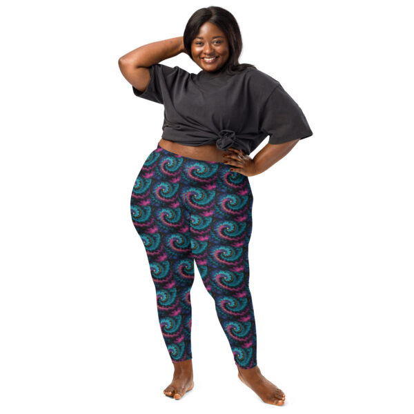 Cosmic Awareness Tie Dye Style Leggings - Image 3