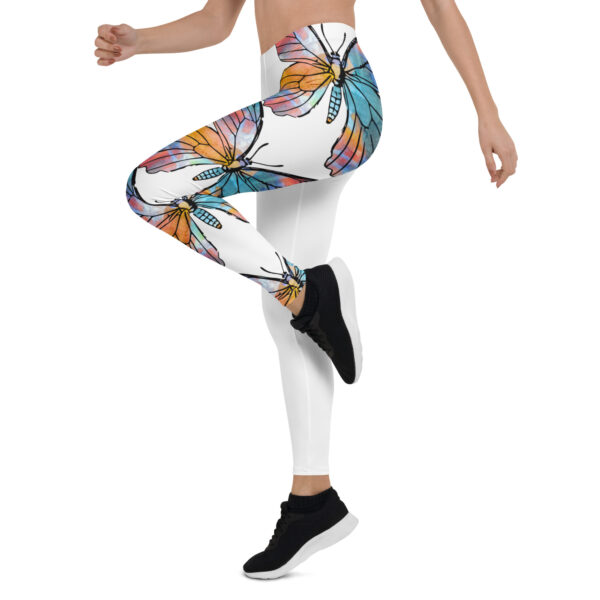 Tie Dye Style Butterfly Leggings - Adult/Teen - Image 9