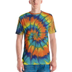 Sunshine Spiral Tie Dye Style Unisex Tee