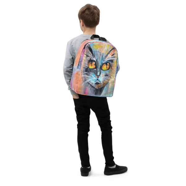 Pop Art Cat Backpack - Image 2