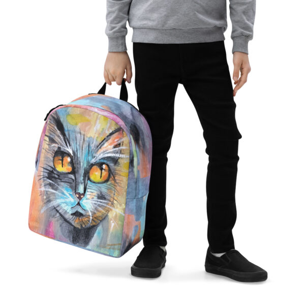 Pop Art Cat Backpack - Image 3