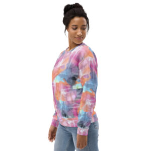 Abstract Multi-Color Unisex Sweatshirt