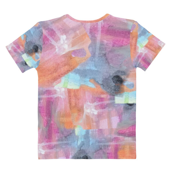 Pop Art Cat Full Spectrum Tee - Image 5