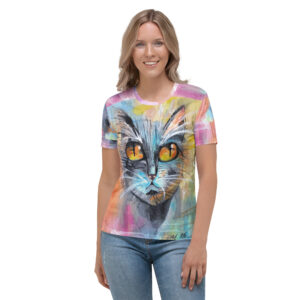 Pop Art Cat Full Spectrum Tee