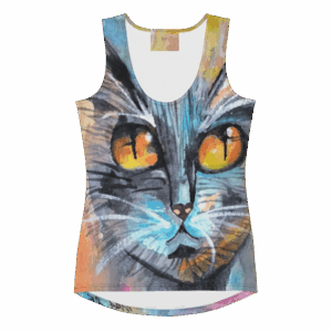 Pop Art Cat Women’s Tank Top