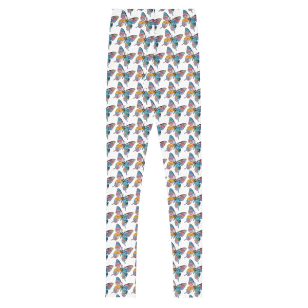 Tie Dye Butterfly Teen Leggings - Image 4
