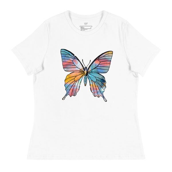 Tie Dye Style Butterfly Tee - Image 2