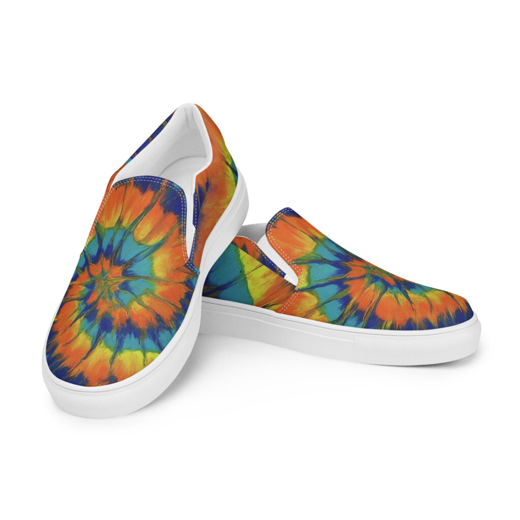 Sunshine Spiral Canvas Shoes