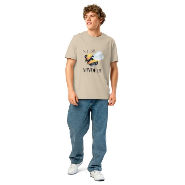 Bee Mindful Organic Cotton Tee - Unisex - Image 2
