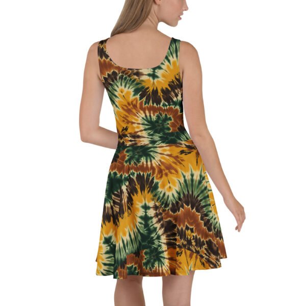 Sunflower Mandela Tie Dye Dress - Image 3